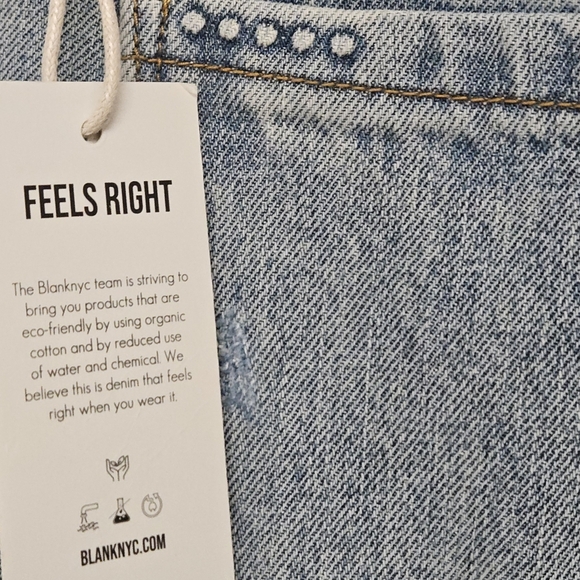 32 BLANKNYC THE MADISON HIGH RISE CROP DISTRESSED JEANS WOMEN'S SIZE 24 - Picture 6 of 10
